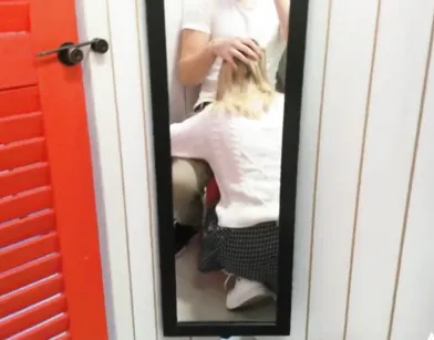 Hidden Camera Sex Tape in Fitting Room!