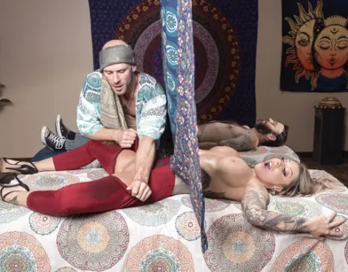 Blonde Left Husband for Amazing Sex with Her Masseur!