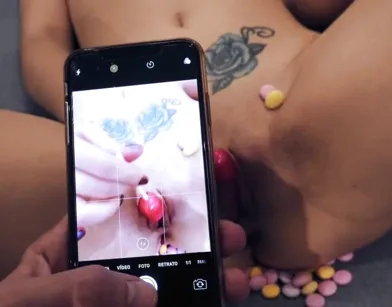 Pickup Artist Gets Blonde to Suck Lollipop and Then His Cock!