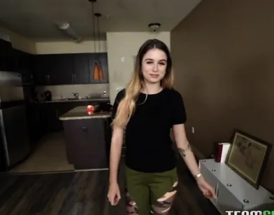 Guy Uses Cash to Go Straight from Wallet to Friend's Wet Pussy!