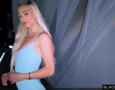 Luxury Blonde Loves Workout and Interracial Fucking!