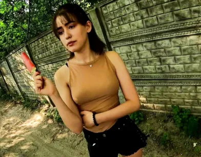 Nika Loves Licking Ice Cream and Loves Sucking Cock Too!