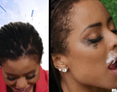 Sex with TV News Black Girl Risks Huge Scandal!