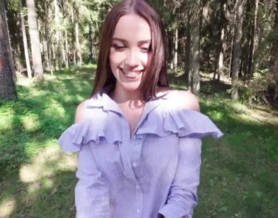 Moscow Beauty Heads to Friend's Place While Fingering in the Car!