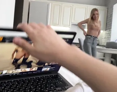 Jerked Off Behind My Girlfriend's Back, Got Caught & Had to Fuck Her!