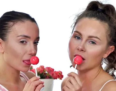 Two Wild Lesbians Enjoy Hot Pussy-on-Pussy Action!