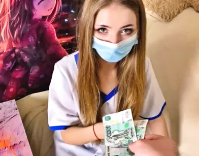 Paid Young Russian Doctor for Quick Sexy Fun!