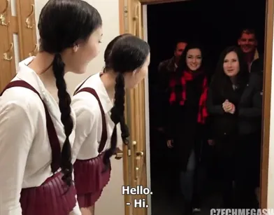 Explosive Czech Group Sex in Prague Apartment Block!