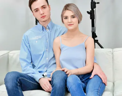 Young Russian Couple Films Home Sex Only for Cash!