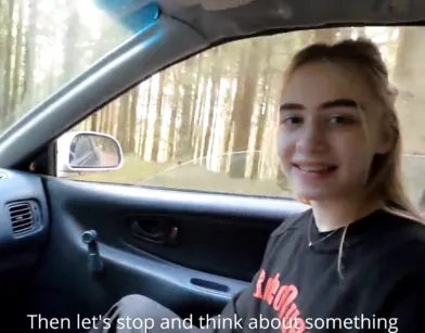 Gave Girl Ride to Grandma Then Fucked Her in the Woods!