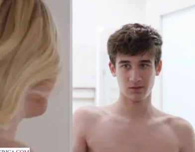 Stepsister Caught Stepbrother Jerking & Decided to Help!