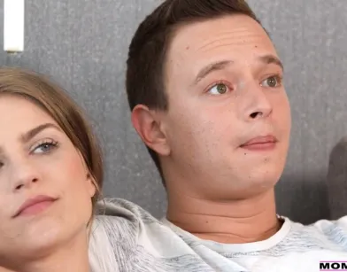 Stepmom Tries My New Boyfriend's Cock First Again!