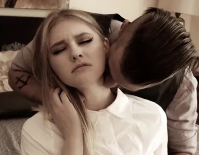 He Makes Beautiful Blonde Cum Hard Then Fucks Her Deep!