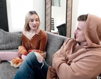 Stepbrother & Stepsister Bring Friends Home for Wild Group Sex!