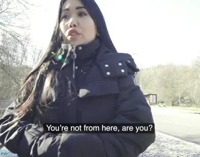 Russian Asian Babe Fell for Pickup Artist & Made Him Cum!