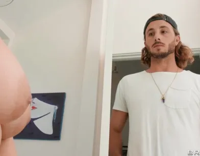Boyfriend Checks If Her Big Tits Are Real or Fake!
