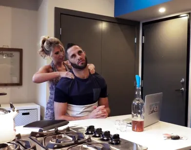 Horny Stepmom Seduced Her Stepson for Hot Home Sex!