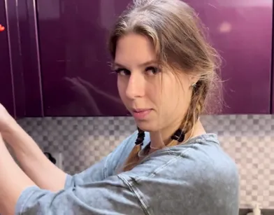 Young Neighbor Craves Sex and Cum in Her Mouth!