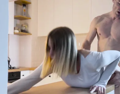Intense Kitchen Orgasms with My Friend’s Young Hot Wife!