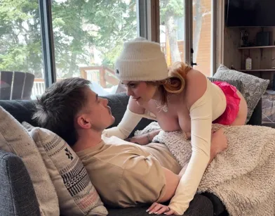 Winter Cabin Sex with My Stepsister's Hot Friend!
